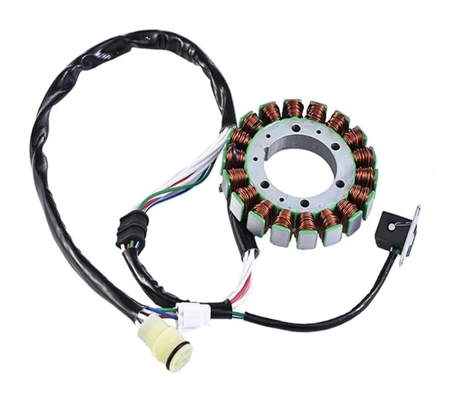 Zündstator Magnetspule Für Yam&aha Für Grizzly YFM350 YFM 350 YFM660 YXR 660 Für Rhino Motorrad Statorspule Für Motorrad Statorspule von RINKTEEA