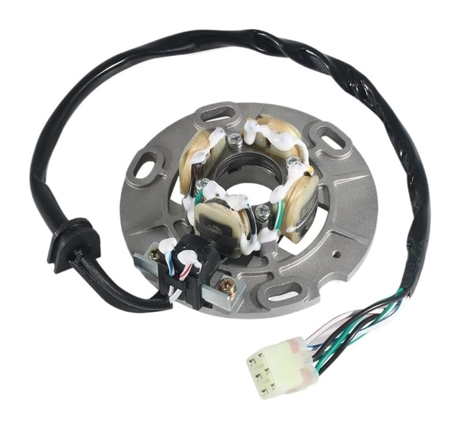 Zündstator Magnetspule Für Yam&aha YZ250 YZ250H1 YZ250 YZ250 YZ250K1 Teile Motorrad Stator Motorrad Magneto Stator Generator Spule Zubehör von RINKTEEA