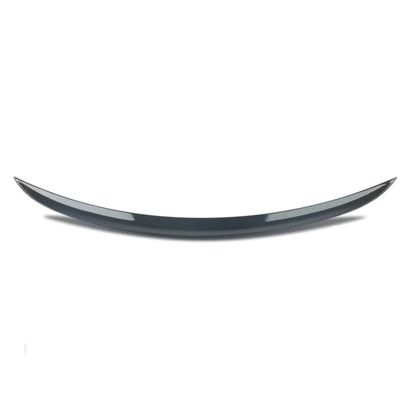 Auto Heckflosse Für 3er E90 2006-2011 4-Türer Für M4 Style Heckspoiler Fit Gloss PSM Style Spoiler Wings Auto-Tuning-Zubehör Auto Heckspoiler Spoiler(C-Glossy Carbon) von RIOVOEE