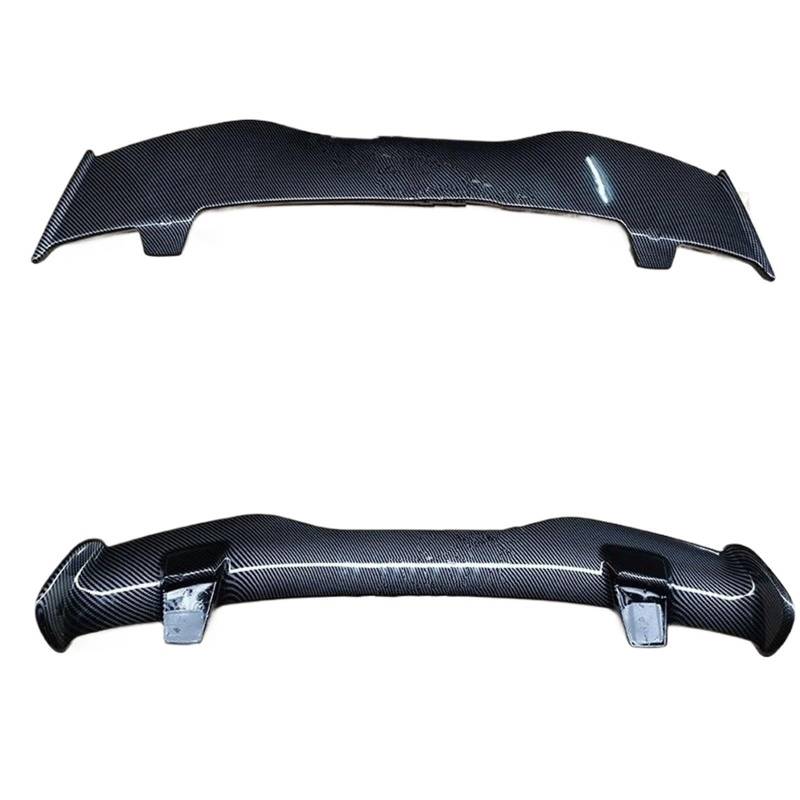 Auto Heckflosse Für Peugeot 4007 Spoiler ABS Kunststoff Fließheck Dach Heckflügel Body Kit Zubehör Auto Heckspoiler Spoiler(Carbon Fiber Look) von RIOVOEE