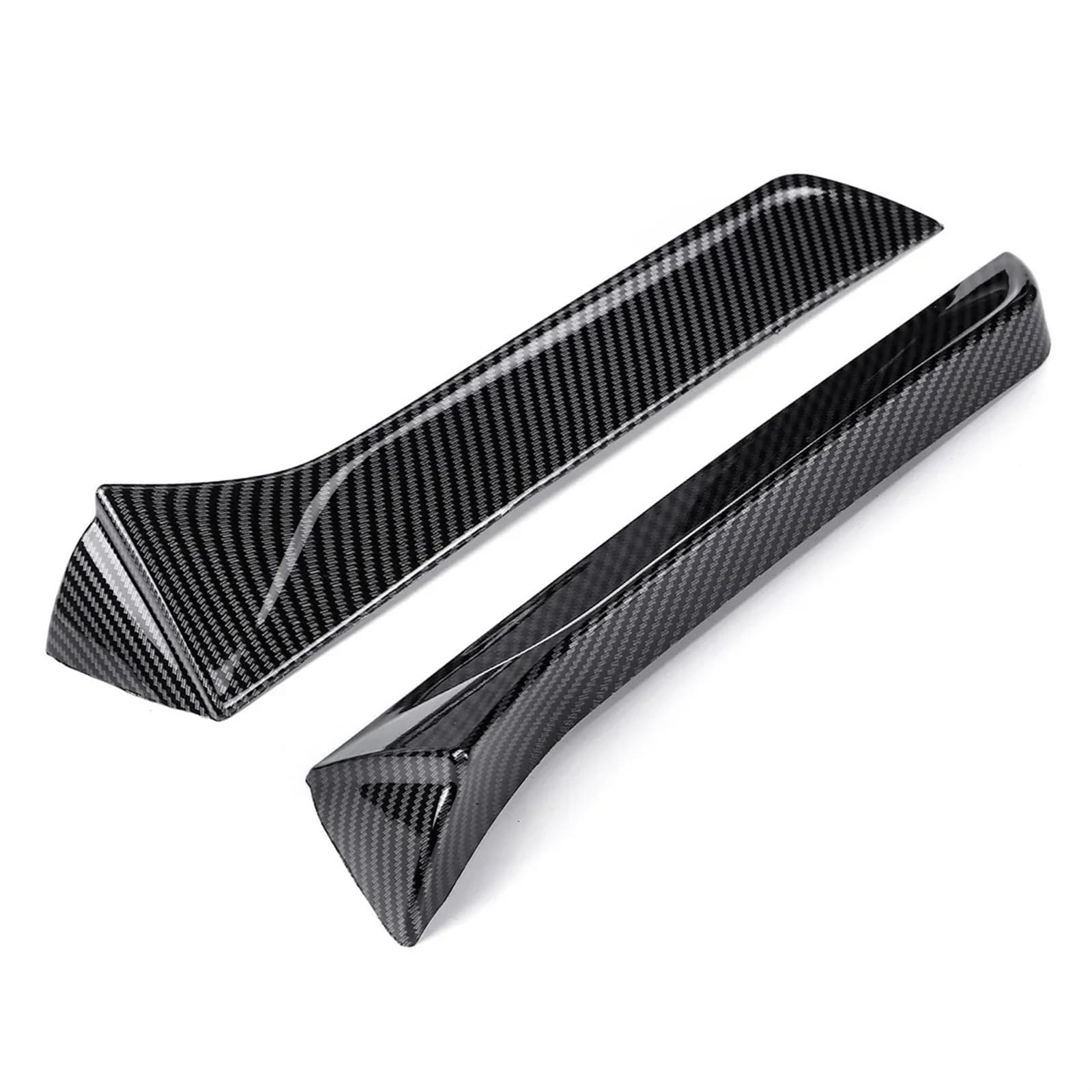 Auto Heckflosse Für Seat Für Leon 5F FR 2013-2021 Mk3 MK3.5 5-Türer Autofensterverkleidung Lippenspoiler Heckdachflügelseite Kofferraumfenster Spoilerlippe Auto Heckspoiler Spoiler(Carbon Fiber Look) von RIOVOEE