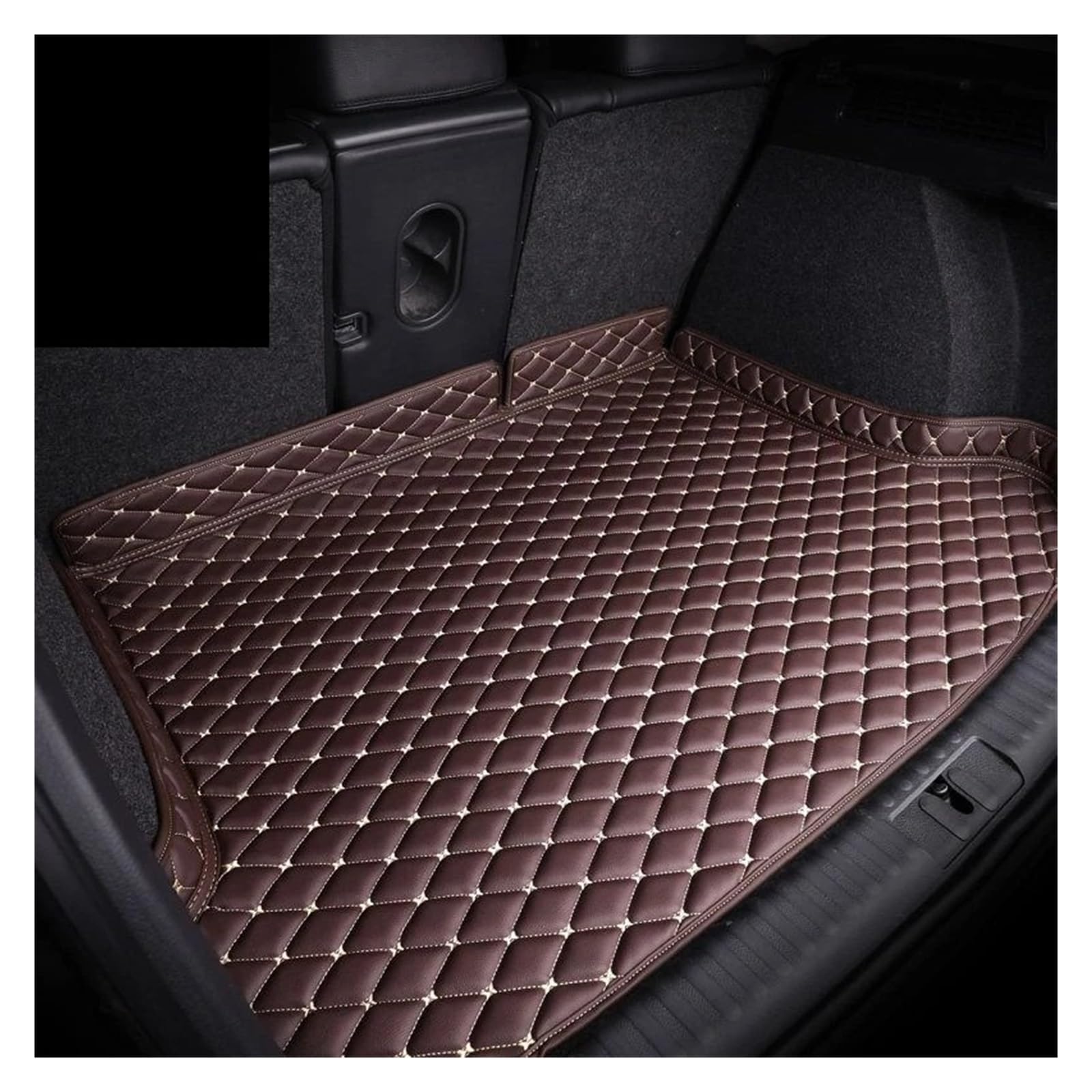 Auto Kofferraummatte Für 4 Serie Für Gran Für Coupe 2014-2019 Teppich Schwanz Cargo-Liner Stamm Boot Mat Pad Kofferraum Matte Auto Kofferraumwanne(Coffee 1pcs) von RIOVOEE