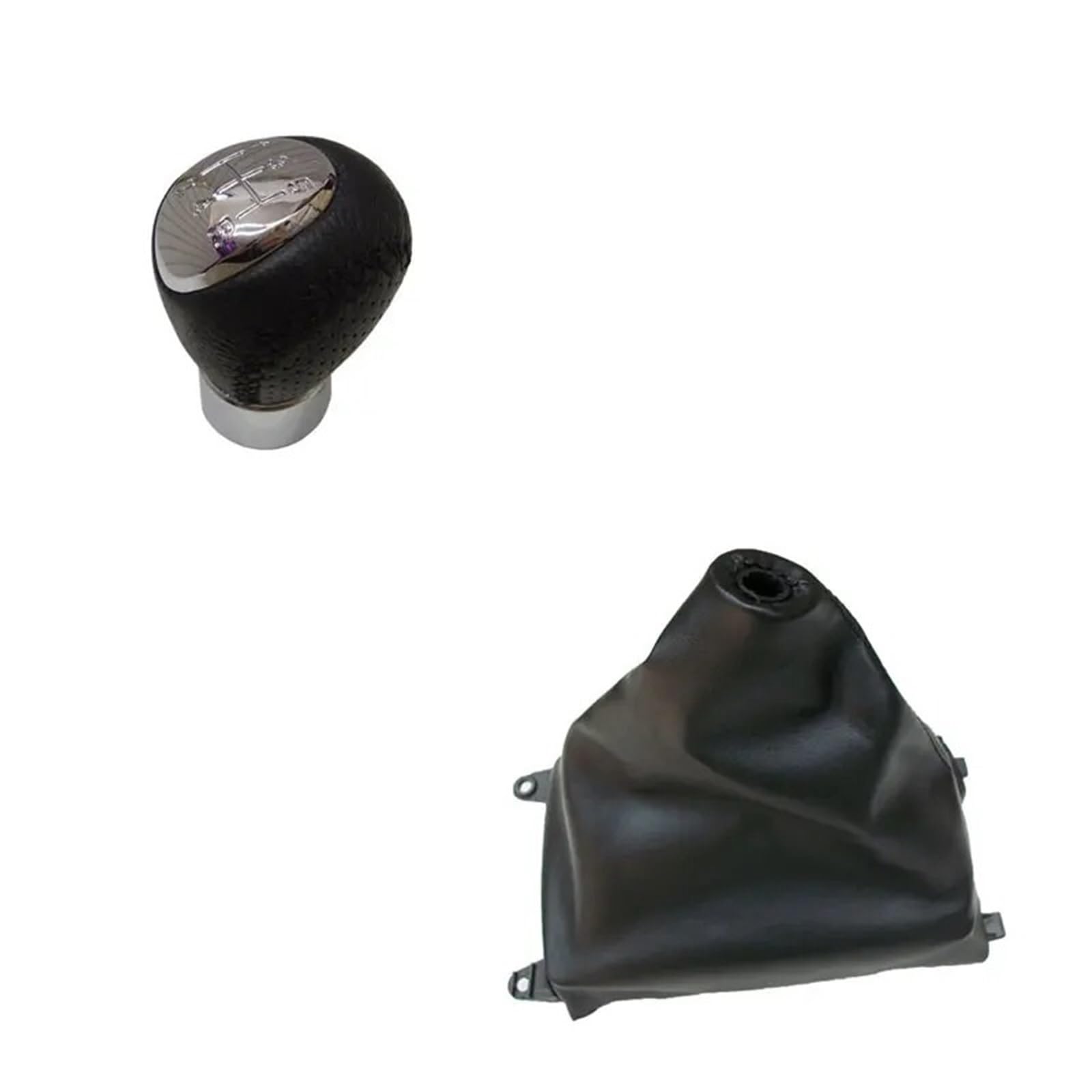 Auto Schaltknauf Schaltknäufe Für Mazda 6 2002 2003 2004 2005 2006 2007 Auto Styling Zubehör 5/6 Geschwindigkeit Auto Shift Schaltknauf PU Leder Boot Gaitor Schaltknäufe(5 Knob Leather) von RIOVOEE