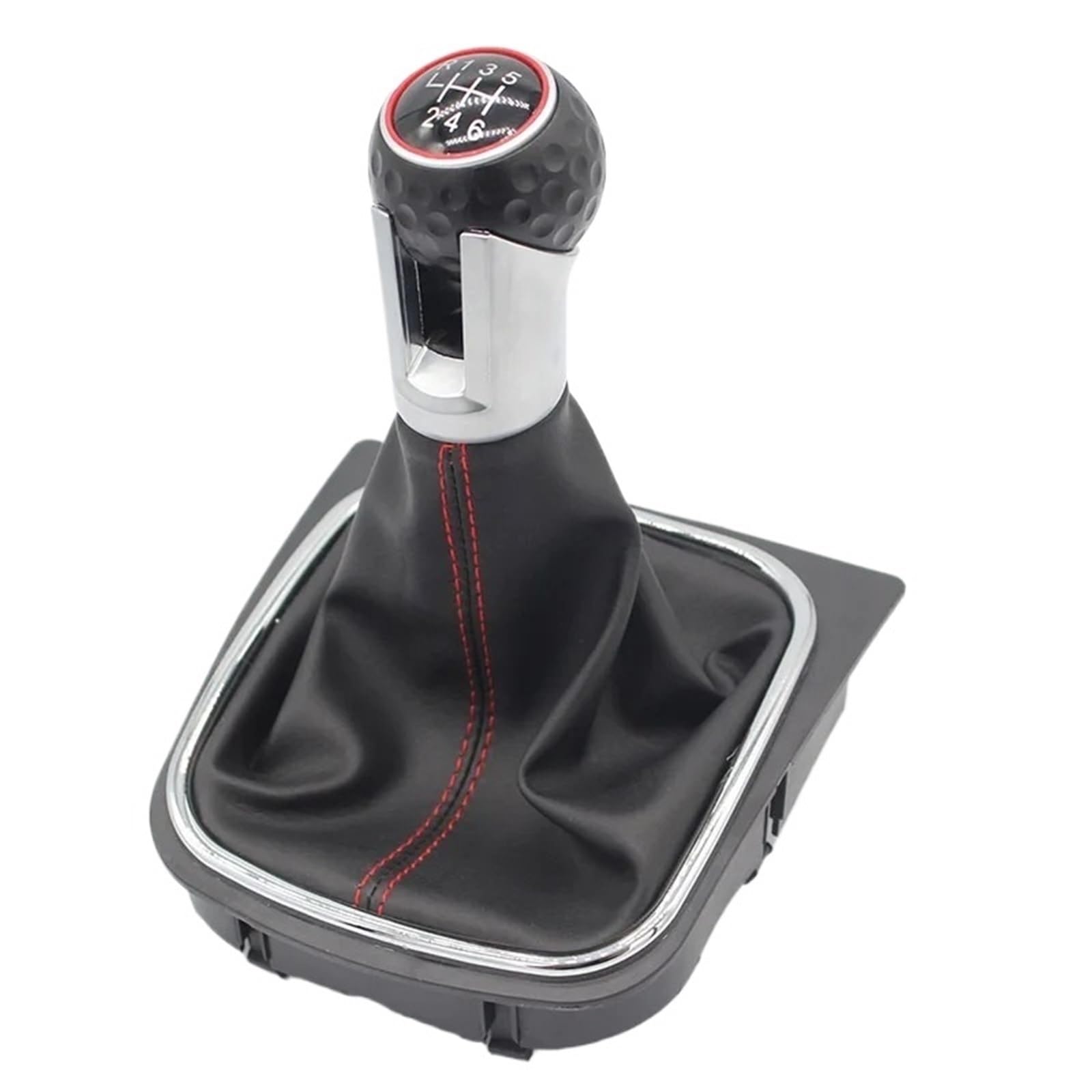 Auto Schaltknauf Schaltknäufe Für VW Für Golf Für Rabbit Für Jetta MK5 MK6 2004-2014 Auto 5 6 Gang Schalthebel Schaltknauf Boot Schaltknäufe(6 Speed Style 3) von RIOVOEE