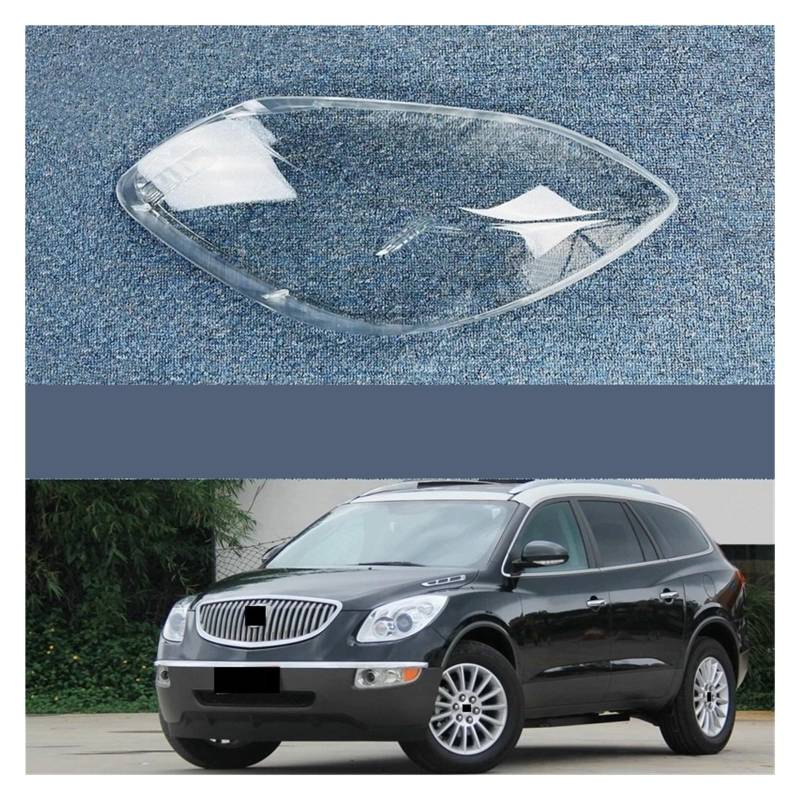 Auto Scheinwerfer Abdeckung Für Buick Für Enclave 2009-2013 Autoscheinwerfer Lampenschirm Lampenabdeckung Scheinwerferabdeckung Glaslinse Schale Vorn Autoscheinwerferabdeckung Frontscheinwerfer Streus von RIOVOEE