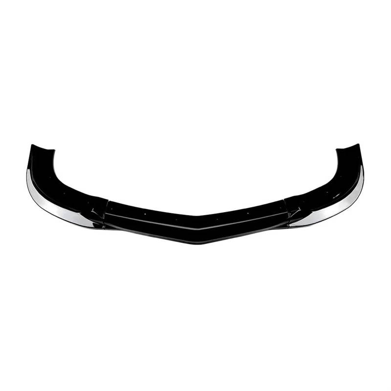 Frontspoiler Für Benz C Für Klasse W204 S204 C63 Für AMG 2007 2008 2009 2010 Auto Frontschürze Lip Splitter Diffusor Körper Kit Spoiler Schutz ﻿ Frontlippe Splitter(Gloss Black) von RIOVOEE