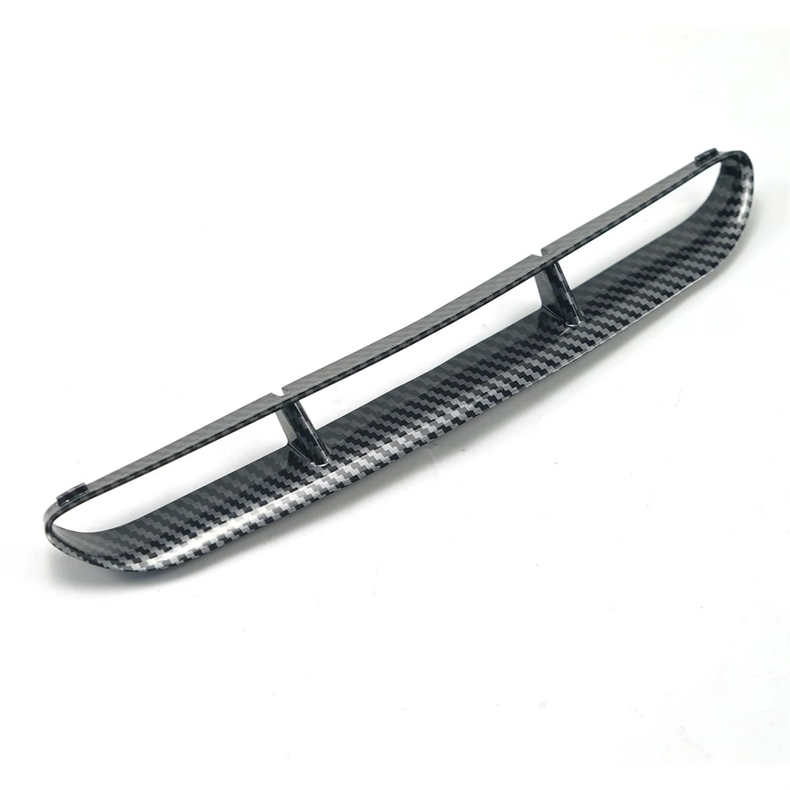 Frontspoiler Für Corvette C6 GS Z06 ZR1 2005–2013 Ersatzverkleidung Haubenentlüftung Breiter Körper Carbonfaser-Look Vorderer Stoßstangen-Obergrill Frontlippe Splitter(Carbon Fiber Look) von RIOVOEE