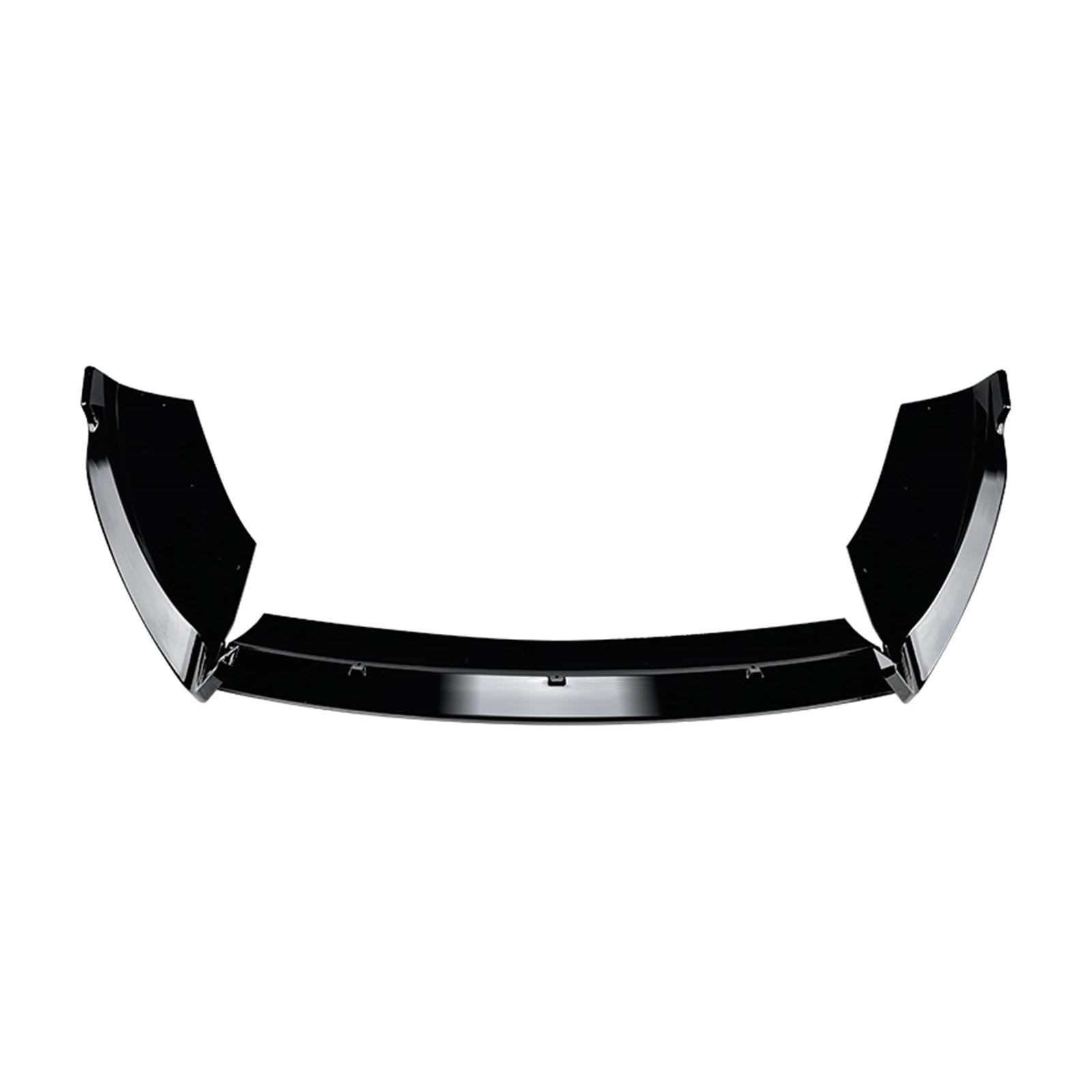 Frontspoiler Für Ford Für Fiesta ST MK6 2012-2017 Für B-Max B232 Frontschürze Spoiler Lippe Carbon Look Glänzend Schwarz Untere Splitter Schützen Klinge Frontlippe Splitter(Look Glossy Black) von RIOVOEE