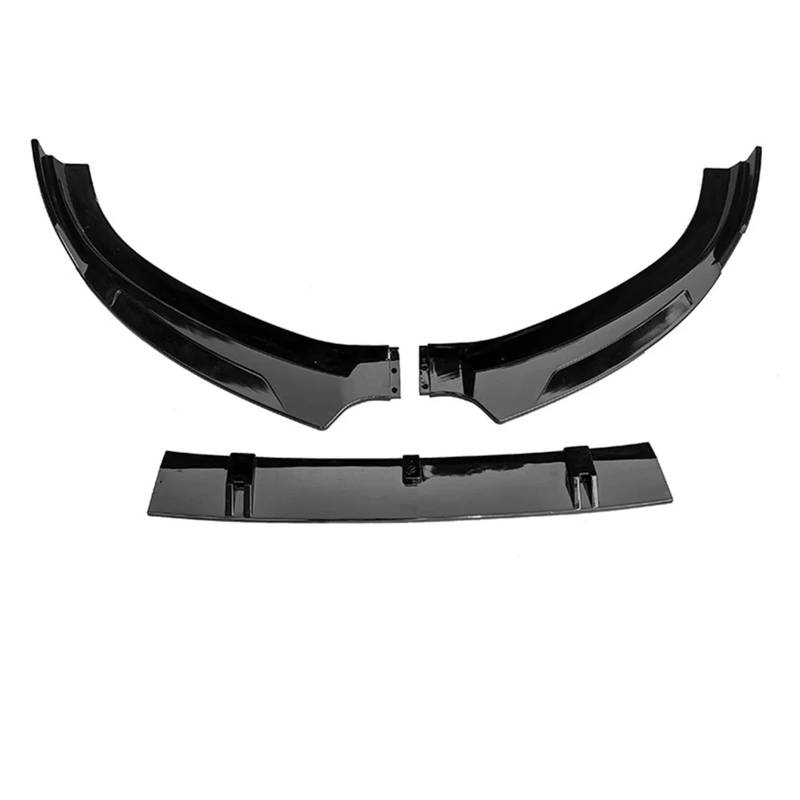 Frontspoiler Für Für A3 S3 8V S-line Limousine 2014-2016 3PCS Auto Front Stoßstange Splitter Lip Diffusor Spoiler Schutz Abdeckung Schutz Deflektor Lip Frontlippe Splitter(Glossy Black) von RIOVOEE