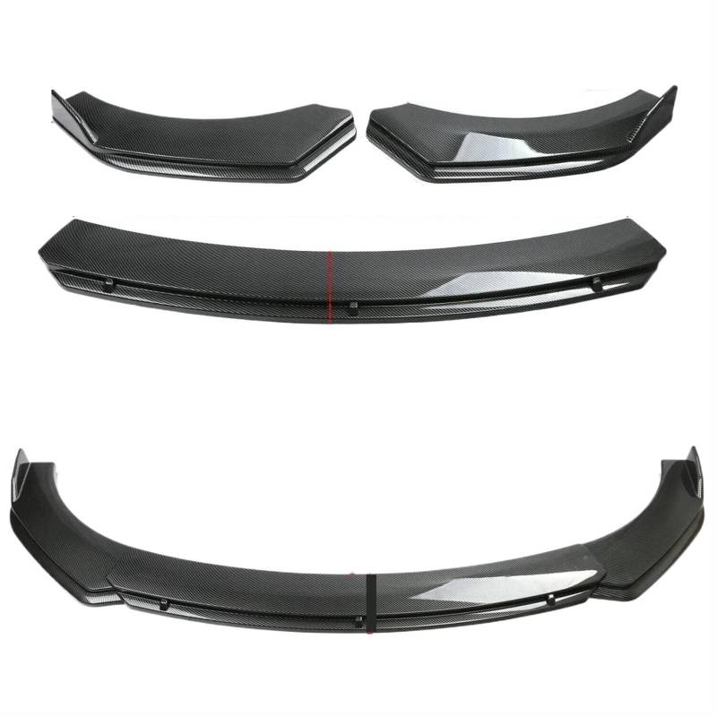 Frontspoiler Für Toyota 86 Für Subaru Für BRZ 2017-2020 Frontschürze Lip Spoiler Seite Splitter Canards Abdeckung Körper Kit Wachen Auto Zubehör Frontlippe Splitter(Carbon Look) von RIOVOEE