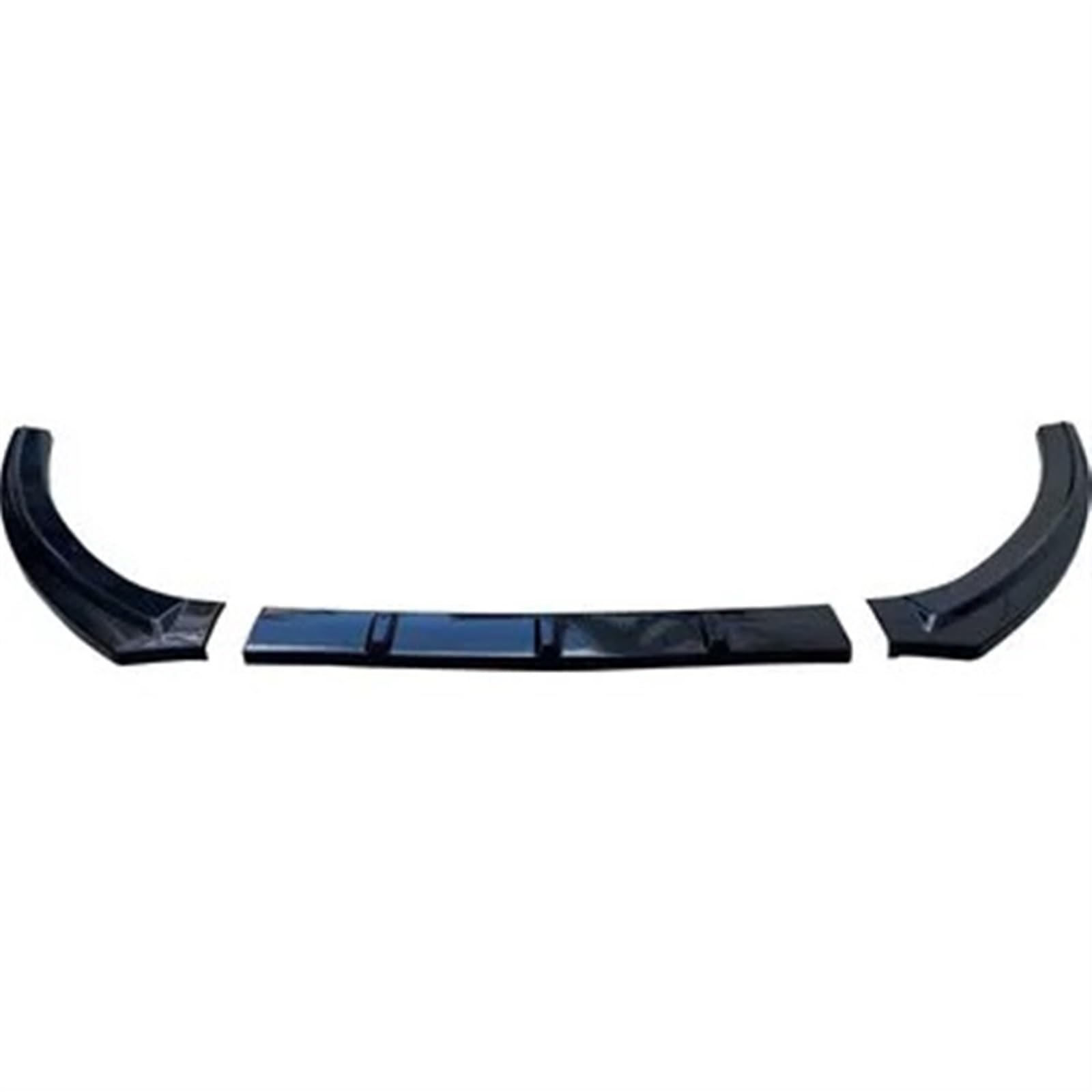 Frontspoiler Für VW Für Jetta MK6 2010-2018 Auto Vordere Stoßstange Lip 3 Stück Schwarz Splitter Diffusor Lip Body Kit Spoiler Stoßstangen Frontlippe Splitter von RIOVOEE