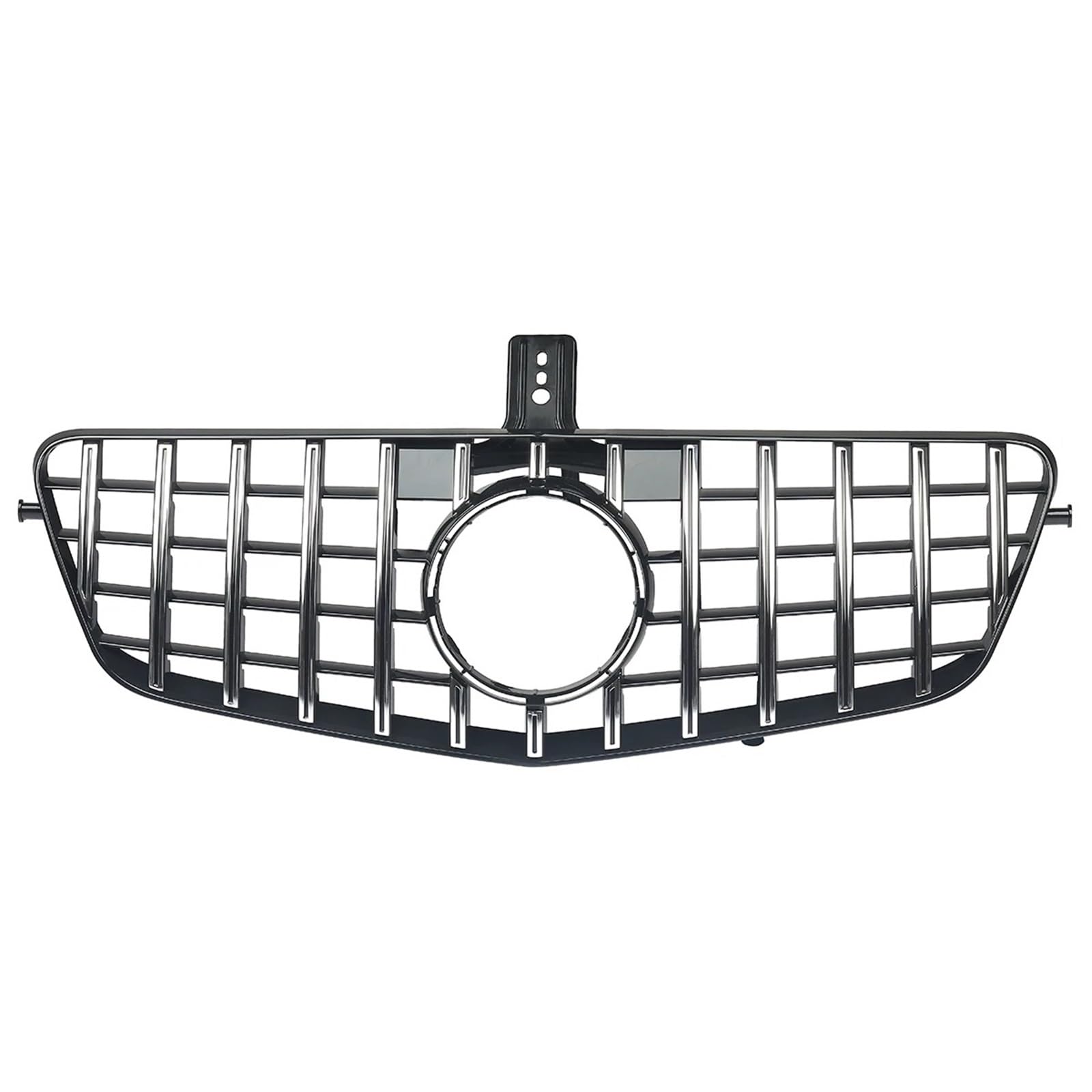 Kühlergrille FÜR Benz FÜR E-KLASSE W212 2009-2013 KÜHLERGRILL GLÄNZEND SCHWARZ GT FÜR GTR Stil Auto Zubehör Werkzeuge Frontgrill Kühler(Chrome) von RIOVOEE