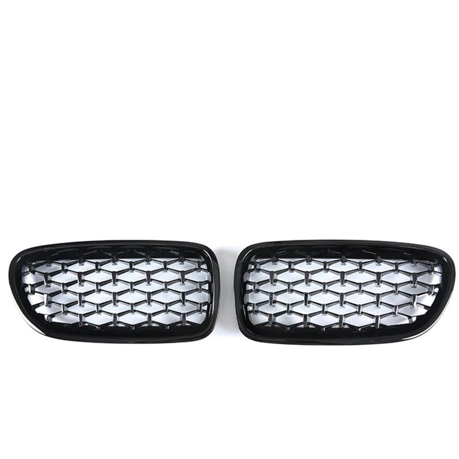 Kühlergrille Für 5 Series F10 F11 2010-2017 Kühlergrill Mitte Net Grills Montage Rahmen Abdeckung Außen Bodykit Teile Auto Zubehör Frontgrill Kühler(Black Style A) von RIOVOEE