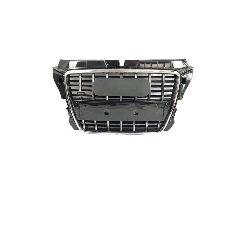 Kühlergrille Für A3 S3 8P 2008–2012 Chromrahmen Schwarzer Oberer Gitter-Ziergrill Frontstoßstangengrill S3-Stil Renngrill Oberer Grill Frontgrill Kühler(Chrome Frame Black) von RIOVOEE