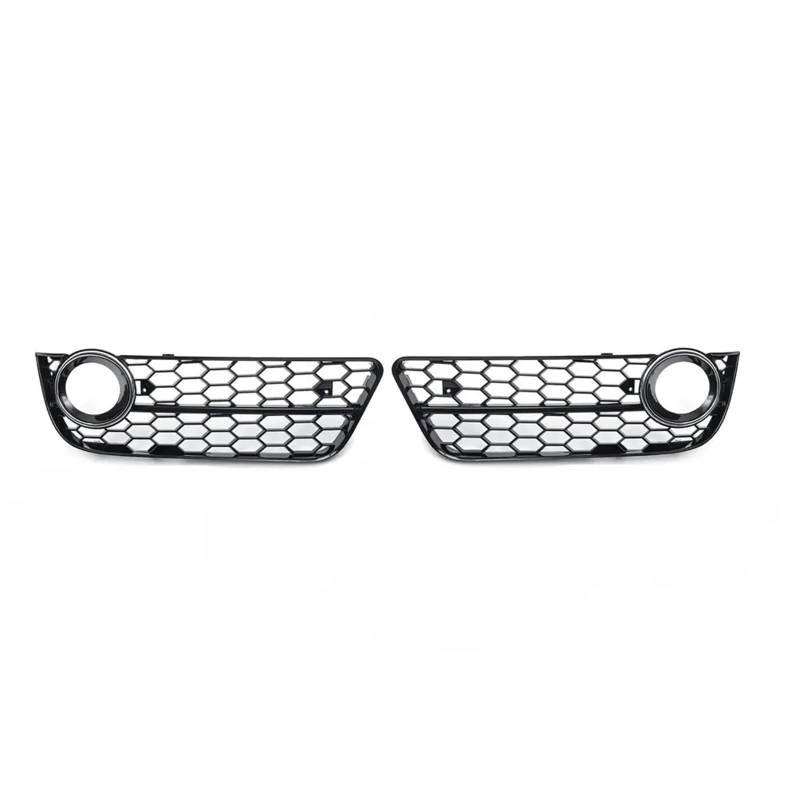 Kühlergrille Für A5 Für Coupe Für Sportback 2008-2011 Für Cabriolet 2010-2011 Auto Front Stoßstange Nebel Licht Lampe Grille Grill Abdeckung Mesh Honeycomb Hex Frontgrill Kühler(Chrome) von RIOVOEE