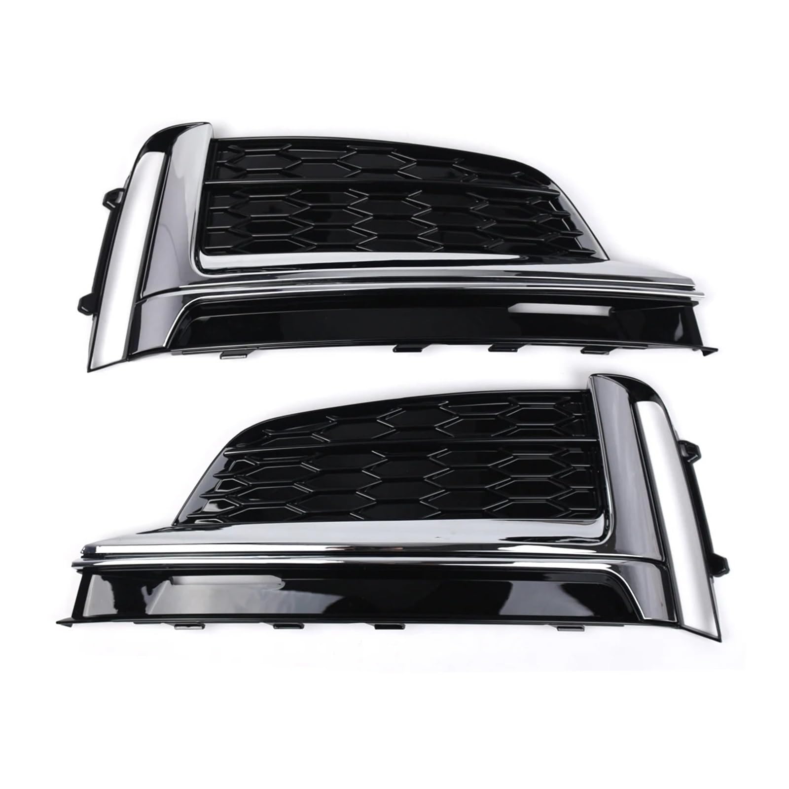 Kühlergrille Für A5 Für Sport S5 Für Sline 2017 2018 2019 8W6807681F Nebelscheinwerfergitter 1 Paar Auto Frontgrill Wabengitterabdeckung Netzgrill Frontgrill Kühler von RIOVOEE