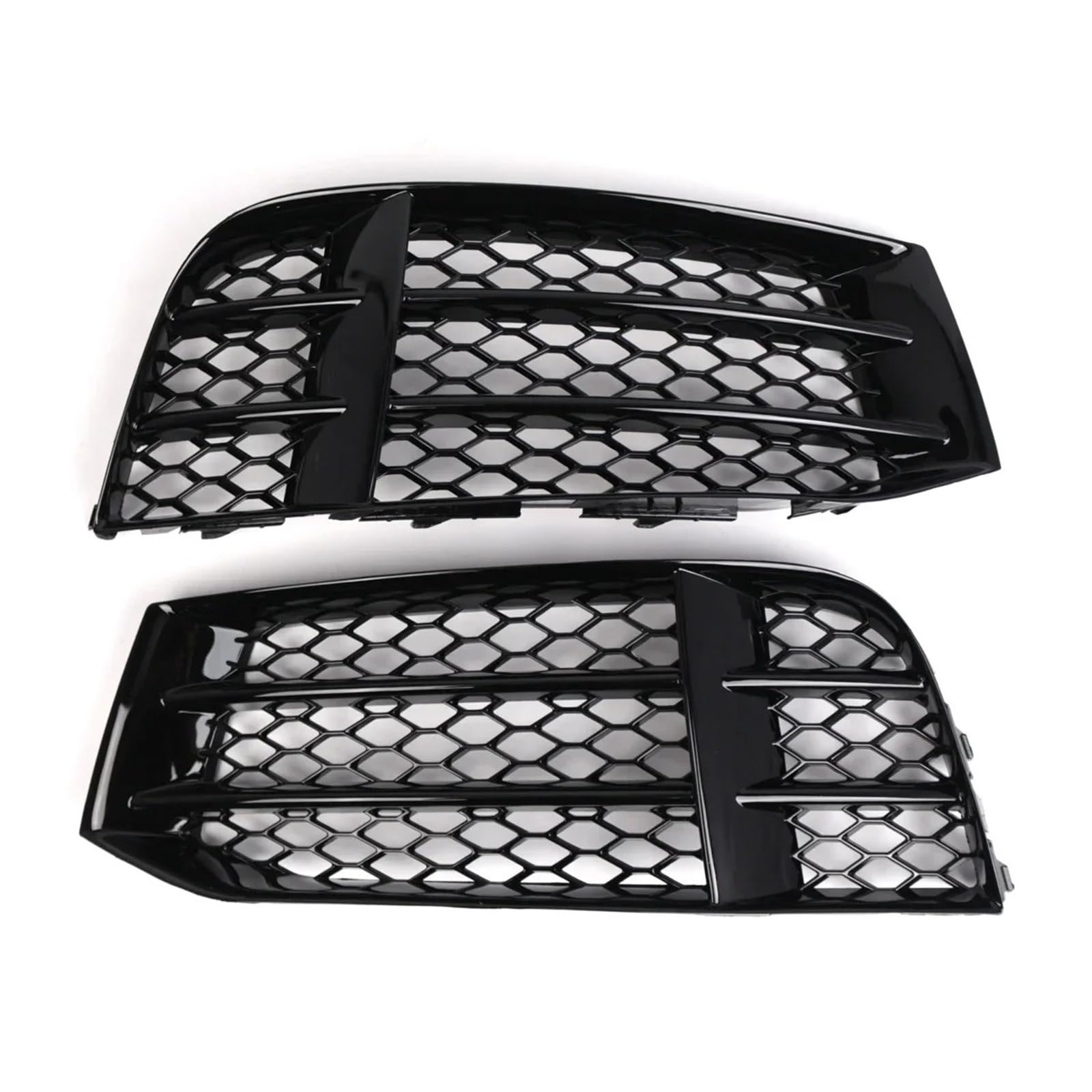 Kühlergrille Für A5 S5 RS5 B8.5 2008 2009 2010 2011 2012-2016 Frontstoßstangenabdeckung 8T0807681F Glänzend Schwarz Honeycomb Auto Nebelscheinwerfergitter Frontgrill Kühler(1 Pair) von RIOVOEE