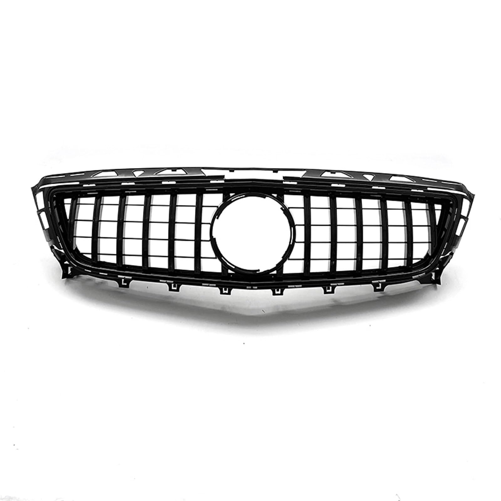 Kühlergrille Für Benz W218 C218 X218 Für CLS Für Klasse Für CLS350 Für CLS500 Für CLS550 2011-2014 GT Style Grill Frontgrill Auto Oberer Stoßfänger Haubengitter Frontgrill Kühler(Black) von RIOVOEE