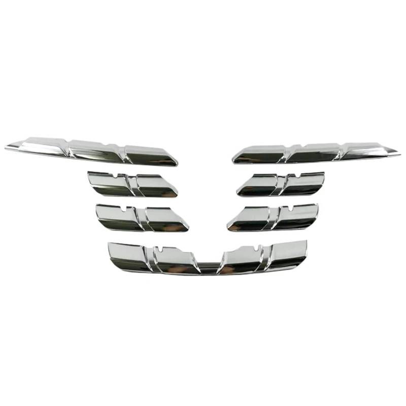 Kühlergrille Für Kadjar 2016 2017 2018 2019 Front Mesh Grille Abdeckung Trim Motorhaube Zierleiste Schutzfolie Auto Styling Aufkleber Frontgrill Kühler von RIOVOEE