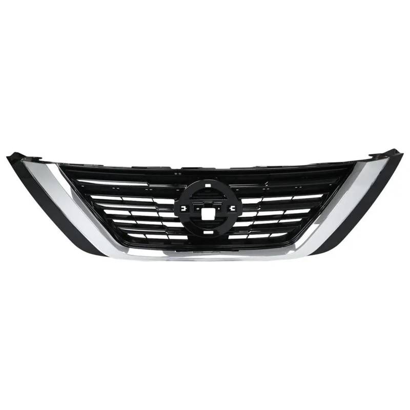 Kühlergrille Für Nissan Für Altima 2016 2017 2018 Schwarz Front Stoßstange Oberen Grille W Chrome Trim Lufteinlass Grille Auto Zubehör Frontgrill Kühler von RIOVOEE