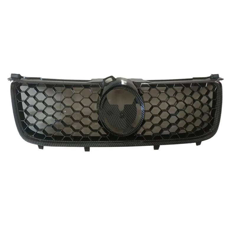 Kühlergrille Für VW Für Bora Für GLI 2006-2008 Auto Zubehör Körper Kit Grill Carbon Fiber Front Bumper Grille Honeycomb Racing Grill Frontgrill Kühler(Carbon Look) von RIOVOEE