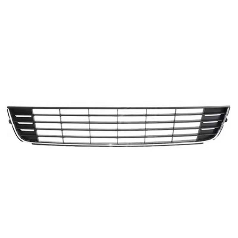 Kühlergrille Für VW Für Touran 2011-2015 Für Caddy 2011-2014 Frontschürze Grille Untere Racing Grill Abdeckung Dekorative Helle Streifen Frontgrill Kühler(Chrome) von RIOVOEE