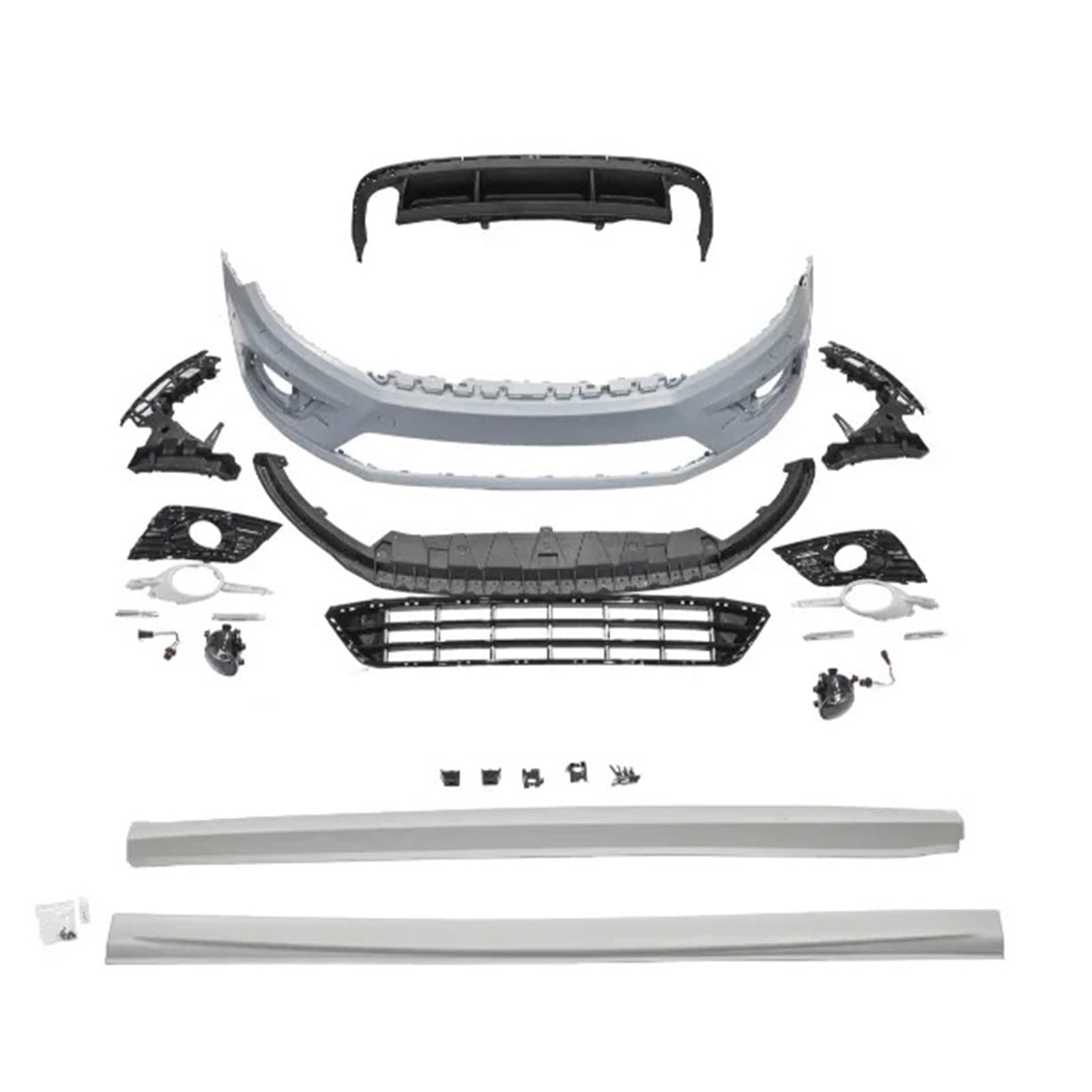 Kühlergrille Für Vw Für Passat CC 2013-2017 CC Für Line Body Kits Ändern Vorne Hinten Zubehör Auto Teile Stoßstangen Frontgrill Kühler von RIOVOEE