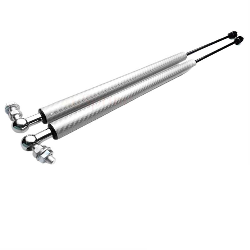 Motorhaubenlift Vorne Für Chery Für ICAR 2003 2024 Auto-Styling Refit Motorhaube Haube Gas Shock Strut Bars Unterstützung Stange Zubehör Haubendämpfer(Carbon Silver) von RIOVOEE