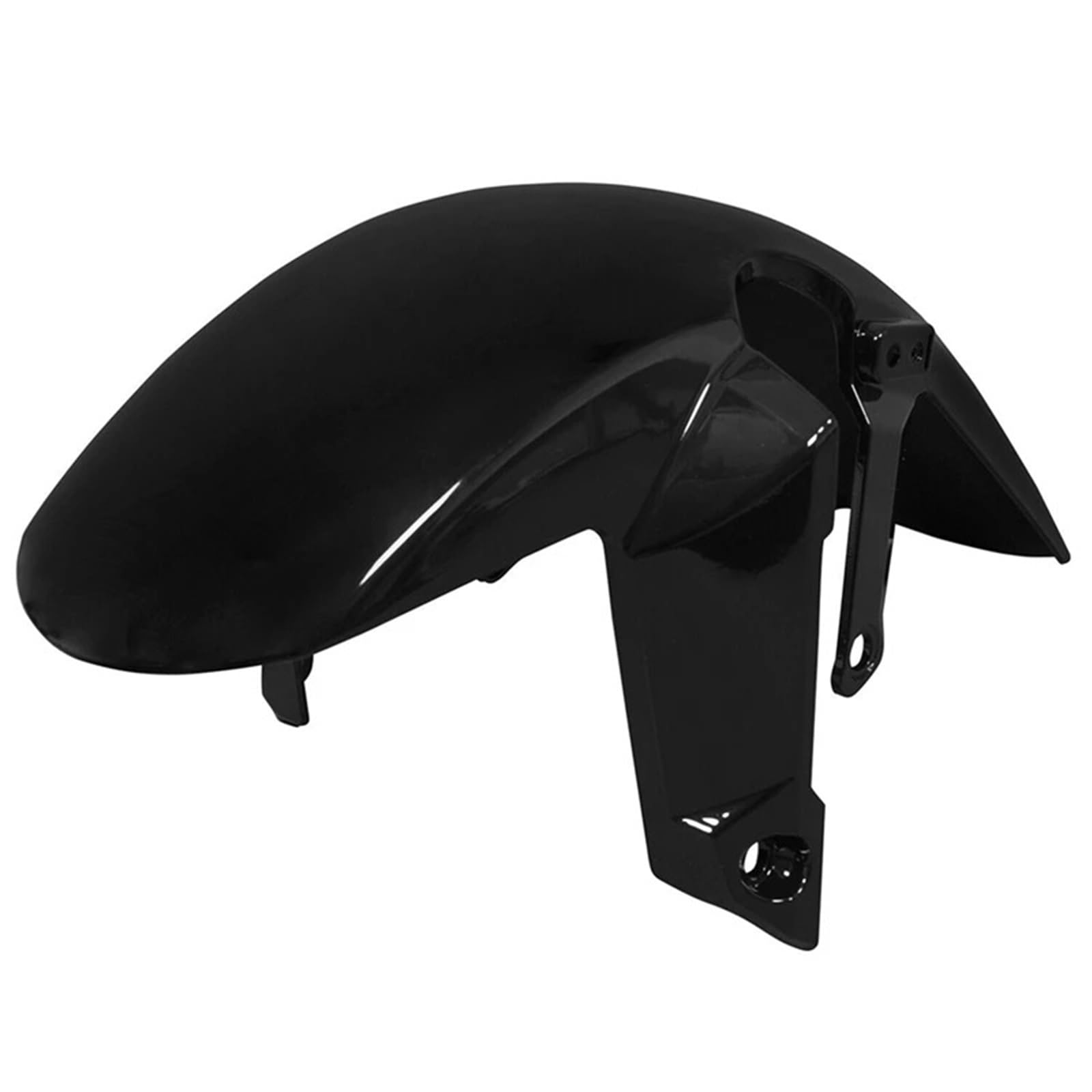 Motorrad Kotflügel Für CB650R CBR650R 2019-2022 Motorrad Zubehör Vorderrad Hugger Fender Kotflügel Mud Splash Schutz Motorrad Schutzblech(Glossy Black) von RIOVOEE