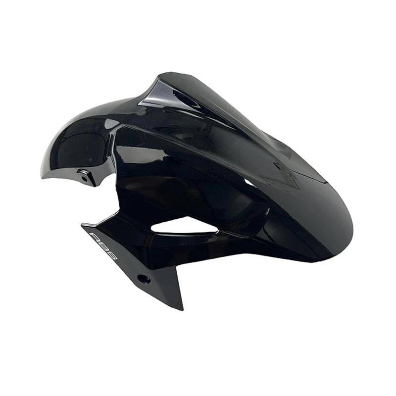 Motorrad Kotflügel Für Kawasaki Für Ninja 400 Für EX400 2018 2019 2020 2021 2022 2023 Reifen Splash Mud Guard ABS Kunststoff Kotflügel Vorne Kotflügel Fender Kotflügel(Glossy Black) von RIOVOEE