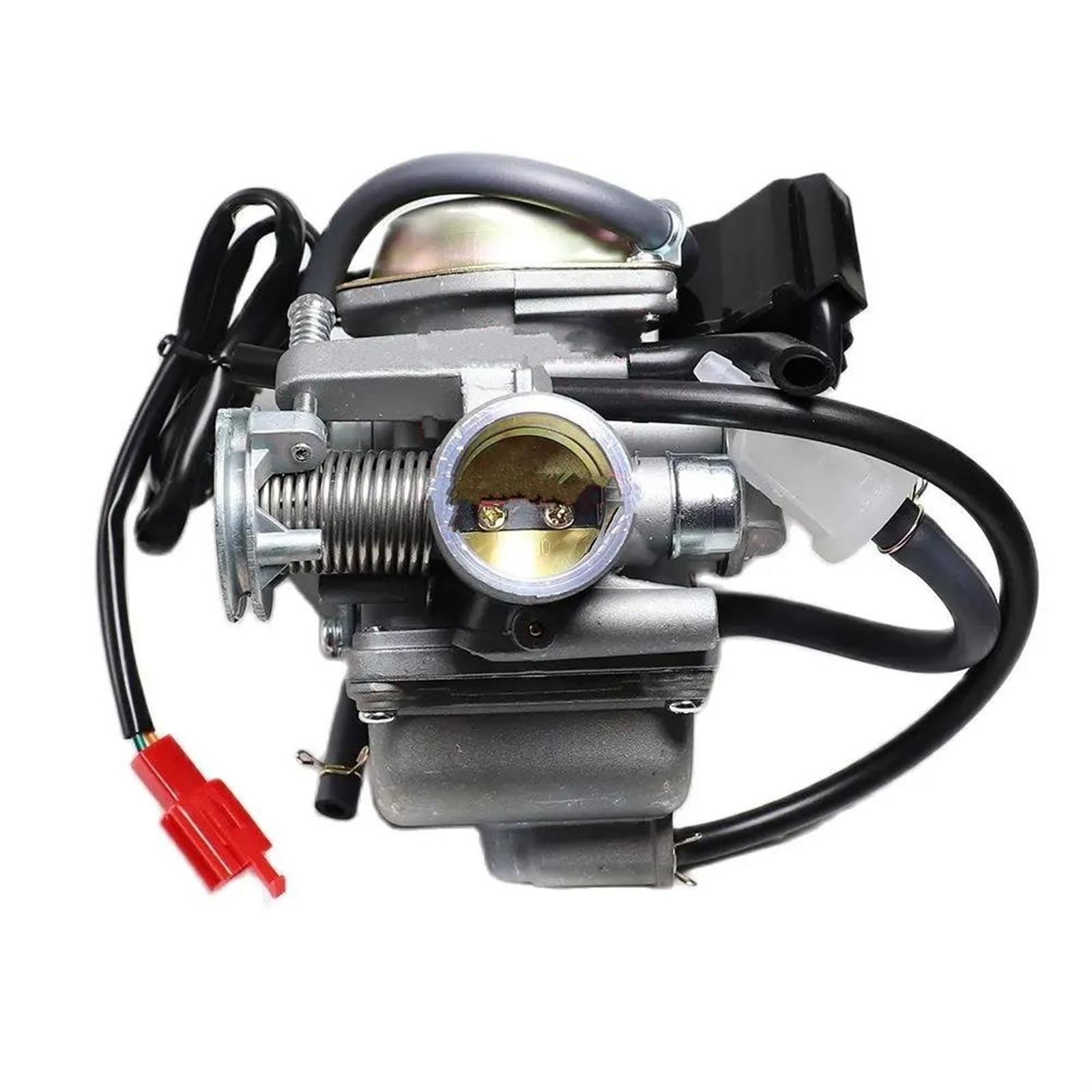 Motorrad Vergaser Für GY6 152QMJ 157QMI 150cc Vergaser 4 Takt Motoren Elektrische Choke Motorrad Roller Mit Luftfilter Ansaugkrümmer Motorrad Roller Vergaser(Carburetor) von RIOVOEE