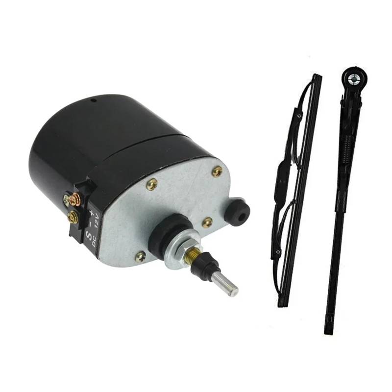 Wischermotor Universal 12V Auto Scheibenwischermotor Oder Arm Mit Klinge 01287358 7731000001 0390506510 Scheibenwischermotor(Motor Wipers) von RIOVOEE