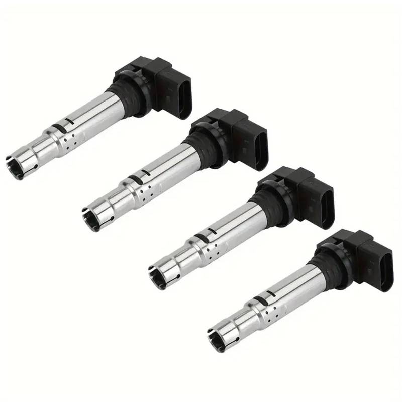 Zündspulenabdeckung Für VW Für Golf Für Jetta Für Bora Für Käfer Für Polo Für Sharan Für Tiguan 4 Stücke 036905715F Zündspule Ignition Coil Puller von RIOVOEE