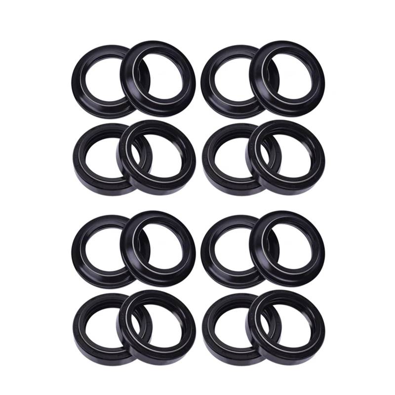 33X45X8/10,5 Motorrad Stoßdämpfer Vorne Gabel Öl Dichtung 33 45 8 10,5 Staub Abdeckung for YZ80 XV125 XV250 V/IRA-GO XV 125 250(4sets Oil seal cover) von RIUGHJID