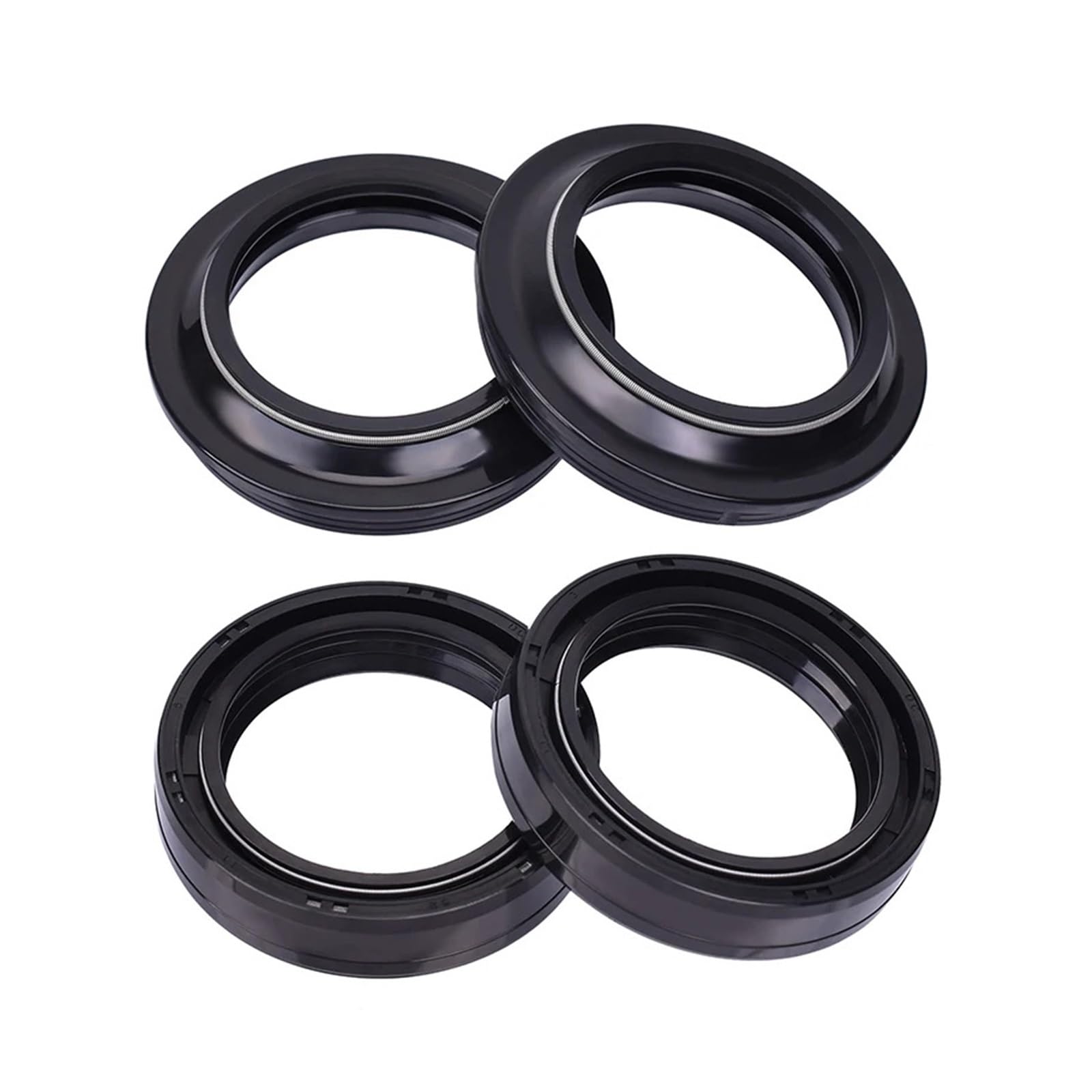 38x52x11 Motorrad Gabel Dämpfer Öl Dichtung 38x52 Staub Abdeckung for GSXR 400 H 1987 GSXR400 Motorrad Teile(2xOil seal 2xcover) von RIUGHJID