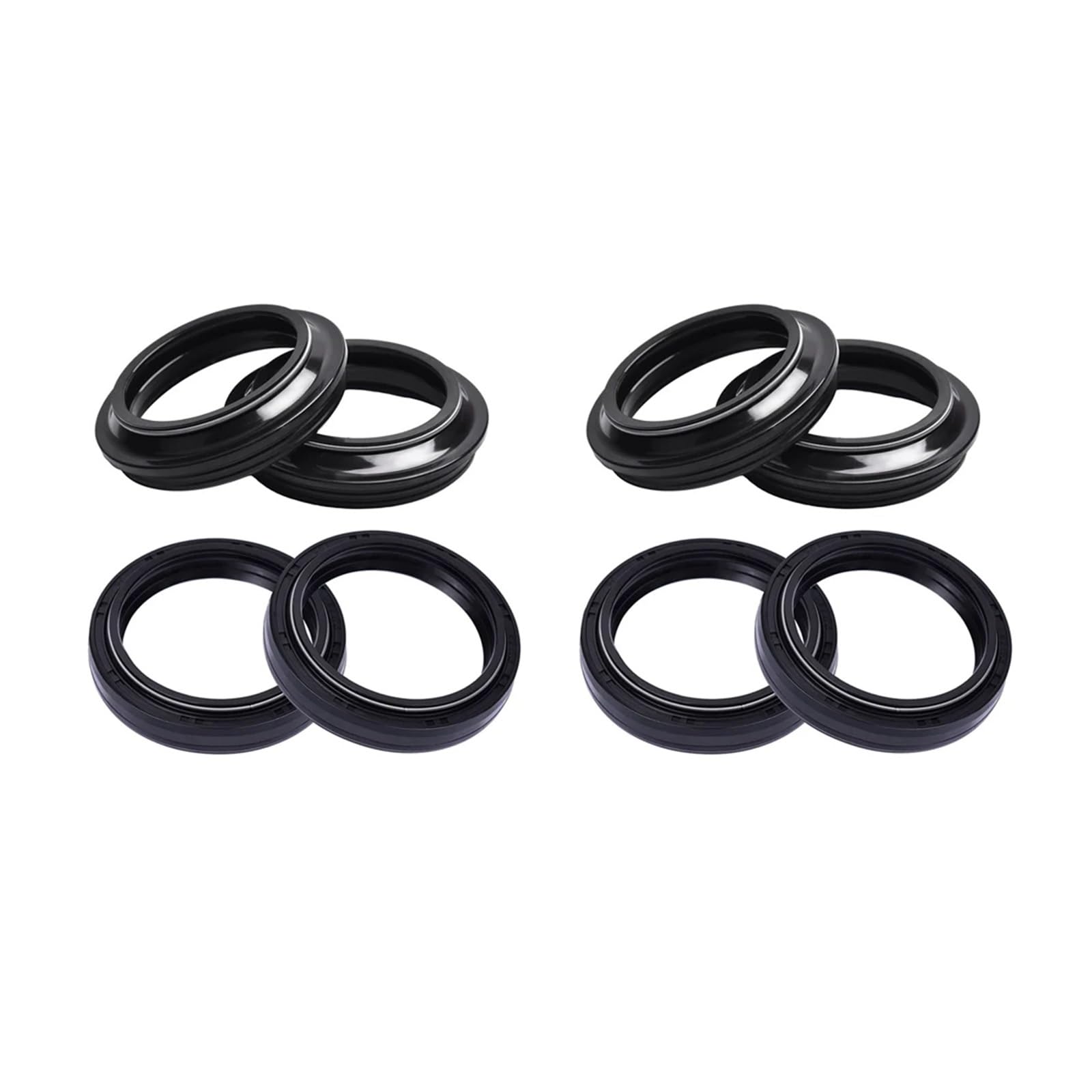 41x53x8 41 53 8 Motorrad Gabel Dämpfer Öl Dichtung & 41x53 Staub Abdeckung Lip for GSXR1100M GSXR1100N GSXR1100J GSXR1100H(4pc seal 4pc Cover) von RIUGHJID