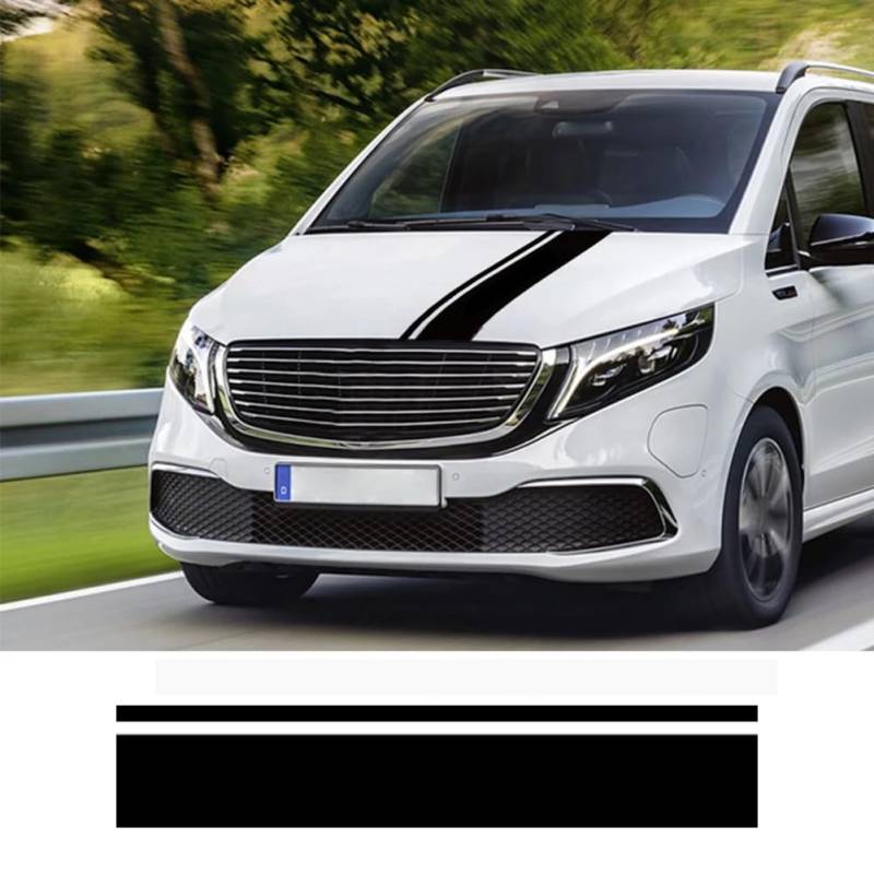 Auto Motorhaube Motor Vinyl Aufkleber, für Mercedes Benz Vito V Klasse Viano W447 W639 W638 Marco Polo Camper Van Tuning Zubehör von RIUGHJID