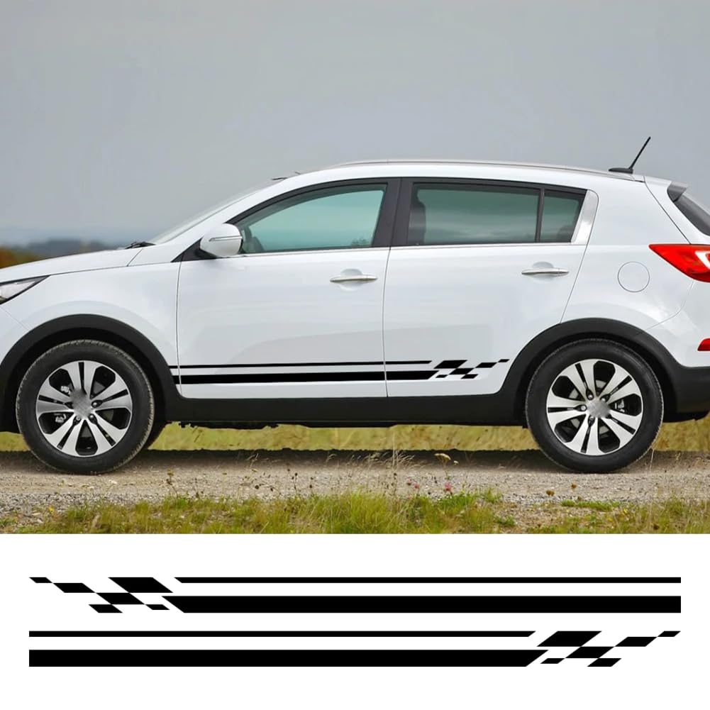 Autotür Seite PVC Vinyl Aufkleber, für Kia Sportage 3 Auto Body Motor Sport Styling Grafik Abdeckung Aufkleber Dekoration Zubehör von RIUGHJID