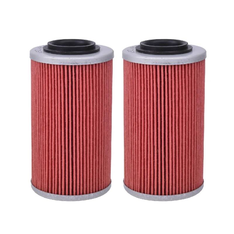 Motoröl Filter for Meer-Doo GTX LTD GTX S 155 WAKE 155 Wake Pro 215 RXP RXP-X 255 RXT-X als RXT ist 260 RXP260 RXT260 08-16(2pcs Red) von RIUGHJID