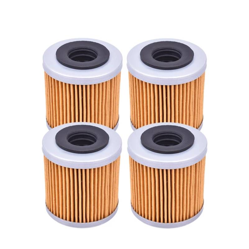 Motorrad Ölfilter for Roller 125 Tuono 4T 2017-2020 for 8000B0593 TC250 TE250 TXC250 08-09 TC TE TXC 250(4pcs) von RIUGHJID