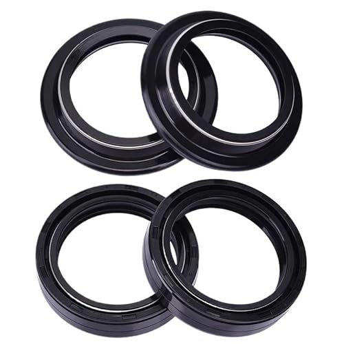 Motorrad Teile 41 * 54 * 11 41x54x11 Gabel Öl Dichtung 41 54 Staub Abdeckung for FLHR 1584 Road King 2007-2011(2pcs seal 2pcs cover) von RIUGHJID