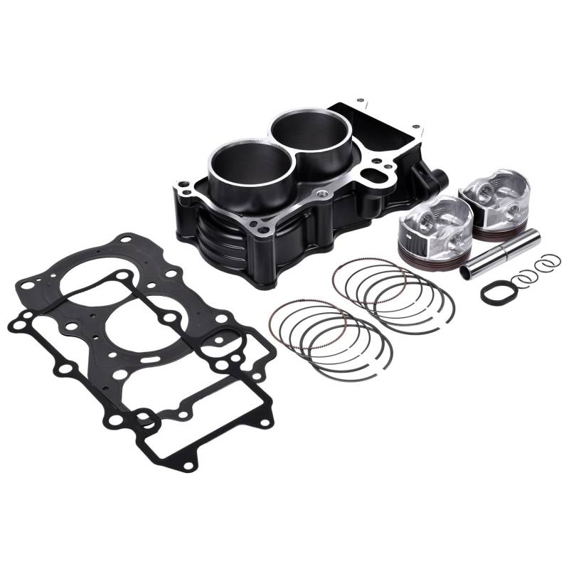 Motorrad Zylinder Kit Kolben & Kolben Ringe Überholung Pad for Z400 Ninja 400 EX400HJF EX400HMF 2018-2021 Ninja400 ABS von RIUGHJID