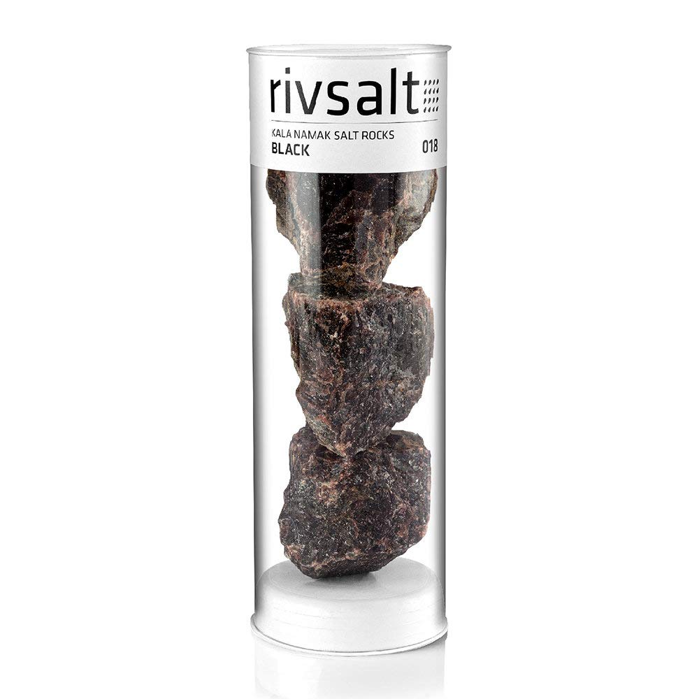 RIVSALT RIV018 Kala Namak Nachfüllpackung, Schwarz von RIVSALT