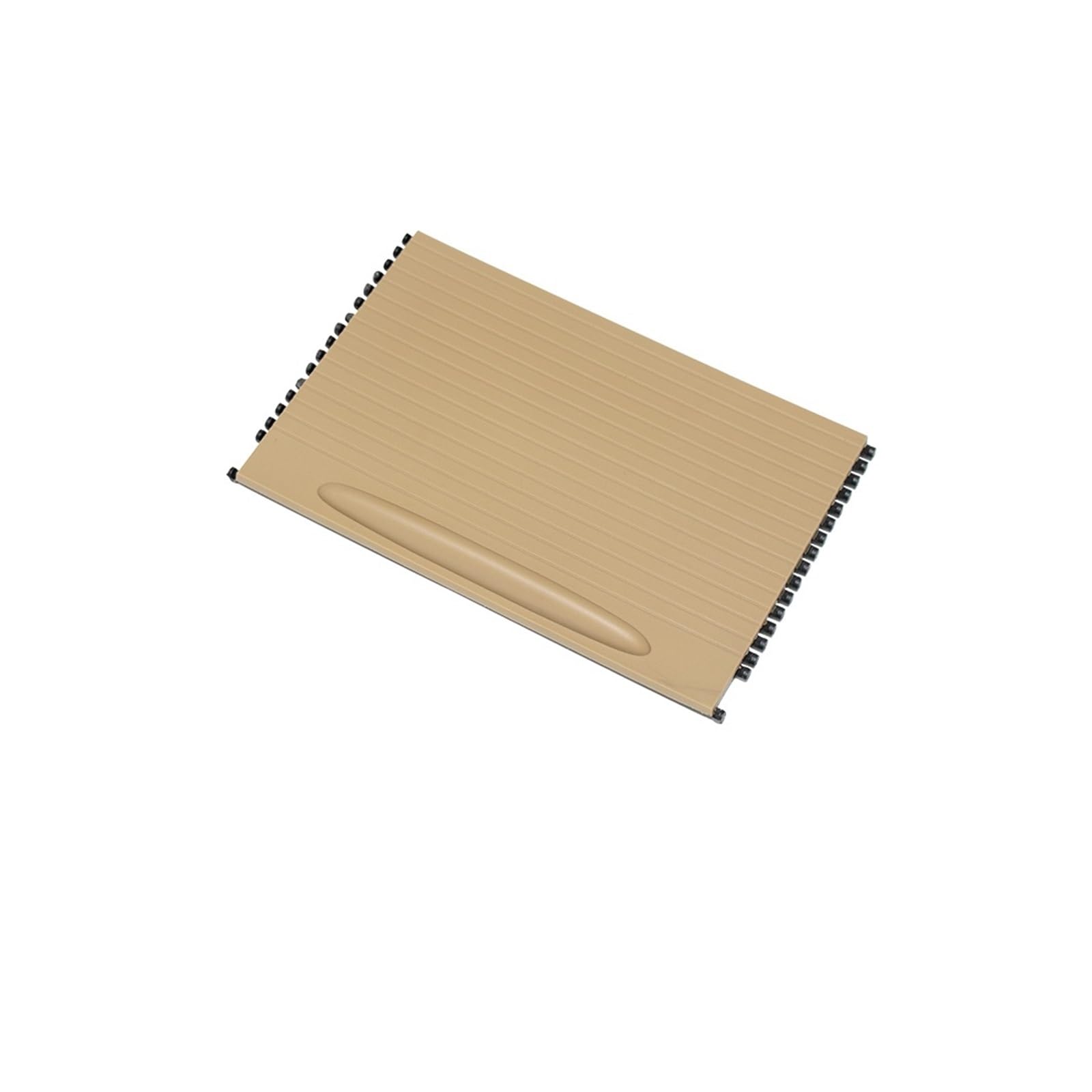 RIXENT Auto-Frontkonsolen-Getränkehalter-Rollo-Abdeckung, Verkleidung, Konsolen-Rollo, for Porsche, for CAYENNE, 2003–2010 7L5862531 Konsolen-Rollo(Beige) von RIXENT