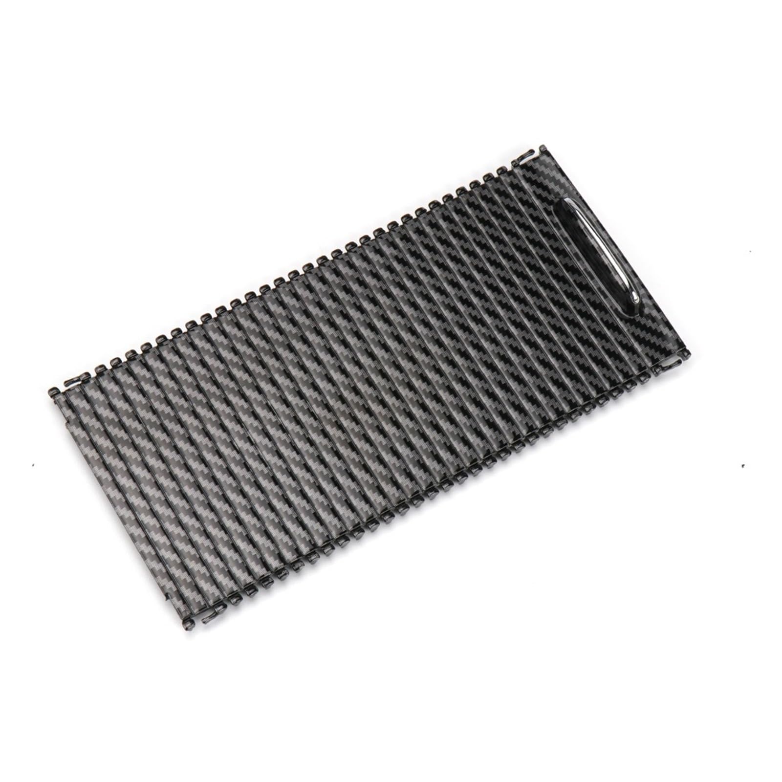 RIXENT Auto Innen Innen Mittelkonsole Rollo Abdeckung Armlehne Wasser Becherhalter Lagerung, for, for Mercedes-Benz, CE Klasse W204 W212 W207 Konsolen-Rollo(Model B Carbon Fiber) von RIXENT