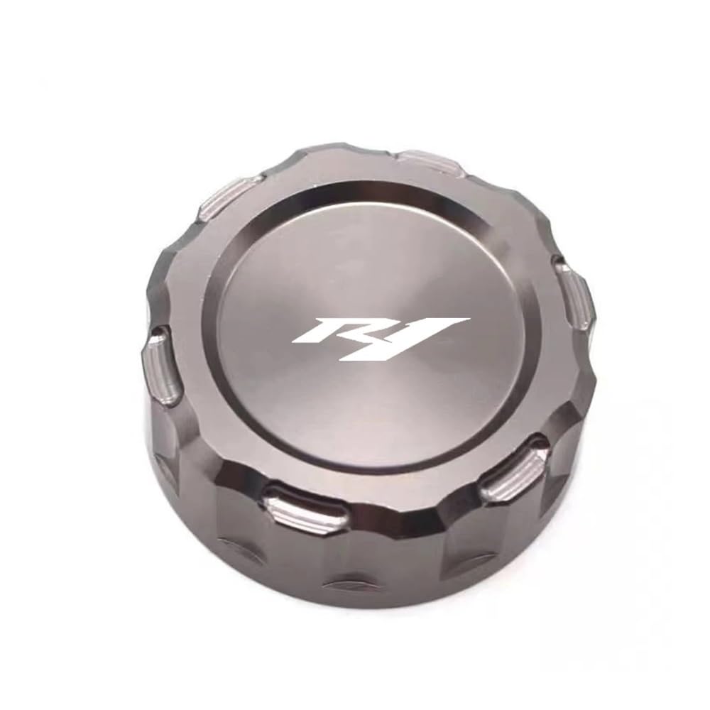 Kraftstoff tankdeckel Für Ya&maha YZFR1 YZF R1M R1 2009-2020 2022 2023 2024 Motorrad CNC Hinten Brems Flüssigkeit Reservoir Kappe Öl Tasse Abdeckung Zubehör von RJPSQBLUD