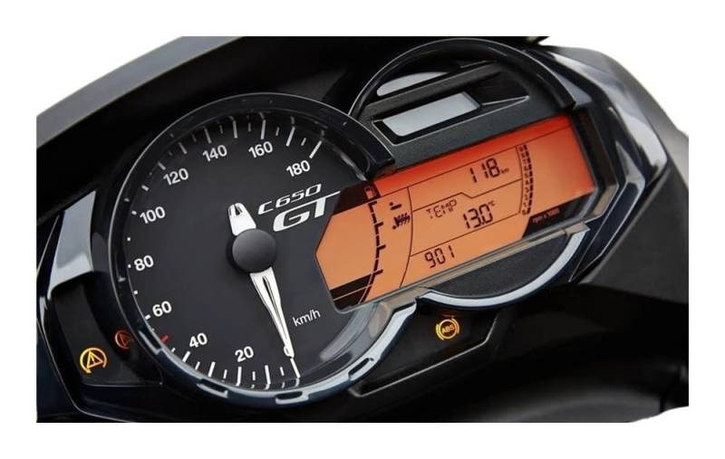 Motorrad Instrumentenfolie Für B&M&W C650GT 2012-2016 Motorrad Tacho Displayschutzfolie Aufkleber Armaturenbrett Instrumententafel Kratzschutzfolie von RJPSQBLUD