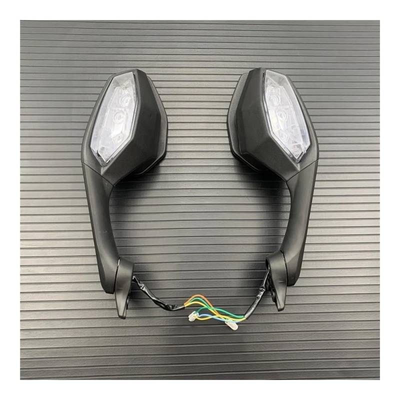 Motorrad Spiegel Motorrad Rückspiegel Blinker Licht Für Ya&maha YZF R6 2017-2021 YZF R1 2015-2021 Blinker Spiegel von RJPSQBLUD