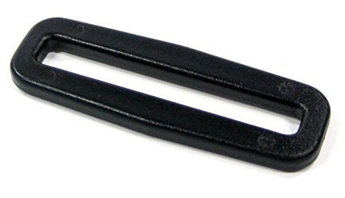 10x Schlaufen für 20 mm Gurtband Ovalringe Kunststoff Schlaufe Ovalring (940046) von RJT