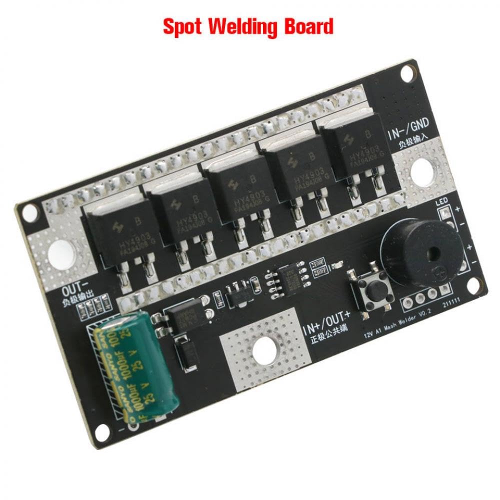 12 -V -Schweißmaschine Digital Spot Schweißmaschine Einstellbar Kompatibel mit DIY 18650 Lithium -Kits und PCB -Boards(Spot Welding Board) von RJXDUPHT